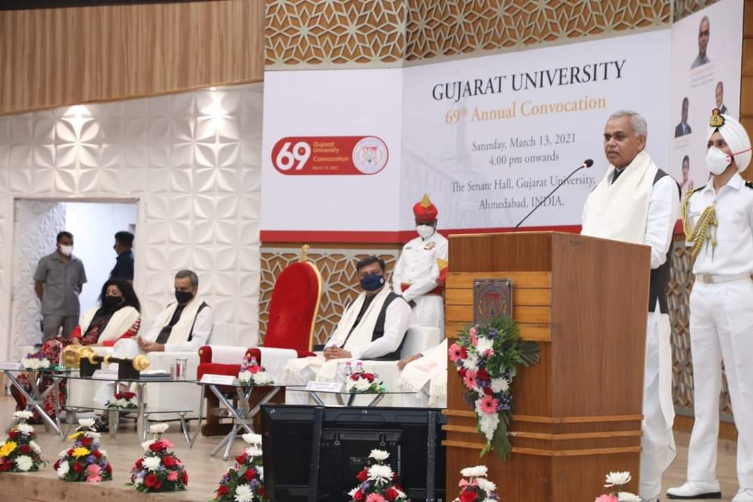 69th Convocation Ceremony of Gujarat University concluded under the chairmanship of Governor Shri Acharya Devvrat