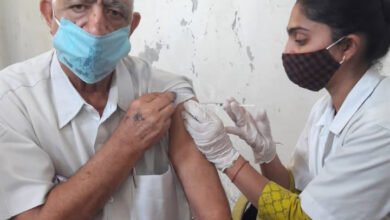 77-year-old Kailashbhai Chhabda, a comorbid patient, was vaccinated against corona