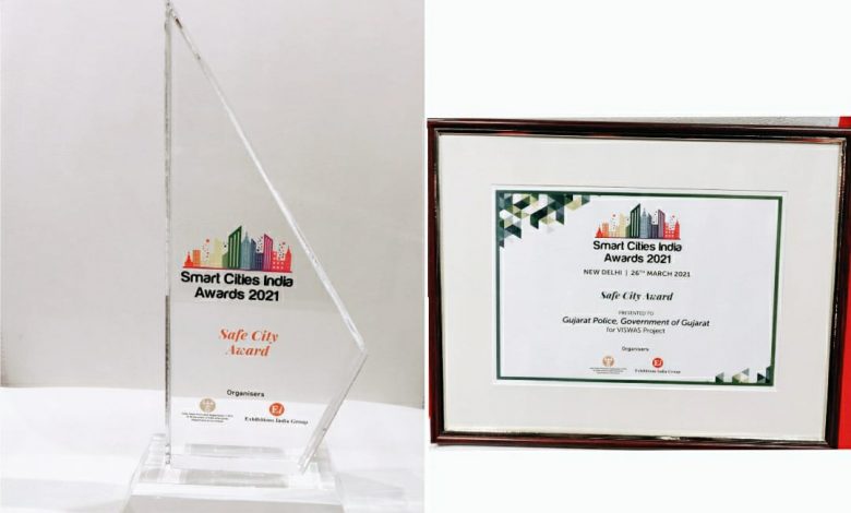 Gujarat Government's VISWAS Project Receives 'Smart Cities India Awards-2021' Award in 'Safe City' Category