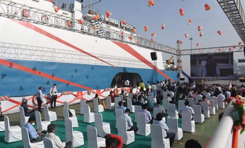 Union Minister Mansukhbhai Mandvia launches cruise service between Hazira and Diu in Surat