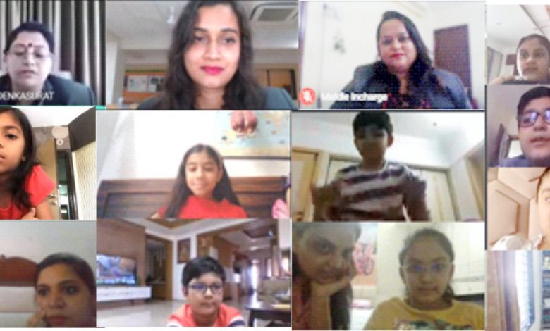 A Virtual Orientation Program was held at Goenka International School, Surat
