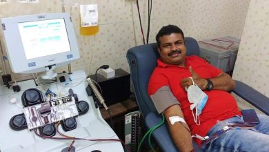 Haren Gandhi Chief Security Officer of Civil Hospital donated plasma