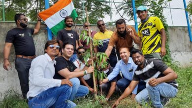 Greenman Viral Desai celebrated Independence Day as a part of Satyagraha against pollution