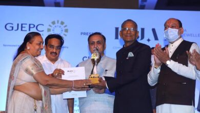 46th India Gems and Jewelery Awards ceremony was held under the chairmanship of Chief Minister Vijaybhai Rupani