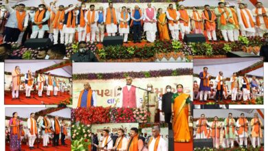 Introduction to the newly formed cabinet ministers of the gujarat stateરાજ્યના-નવરચિત-મંત્રી-મં