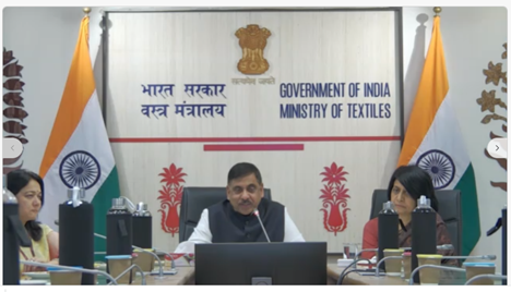 An offline/online workshop on "Strengthening Collaboration between Industry and Ministry of Textiles" was held by Ministry of Textiles of India.